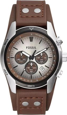 Fossil Coachman Ch 2565 - Heren - Horloges - Bruin - ONE Size - Leer - Accessoires