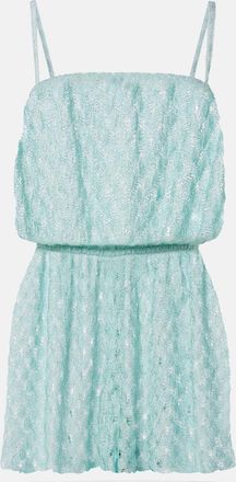 Missoni Jumpsuit corta in maglia con lam&eacute;