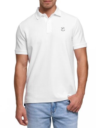 Indicode Poloshirt INDICODE INWadim, Herren, Gr. XXL, sanftes wei&szlig;, Jersey, Obermaterial: 100% Baumwolle, unifarben, regular fit normal, ohne Ausschnitt, Shirt
