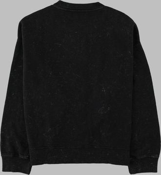 Ganni Printed Organic Cotton Sweatshirt - Black