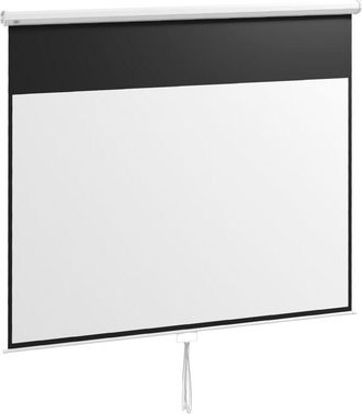 HOMCOM Telo Proiettore 120 Rapporto 16:9 Fissaggio a Muro e Soffitto