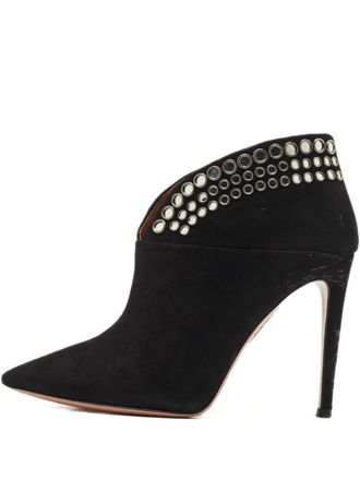 Aquazzura disco pointed-toe booties - Black
