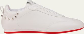 Christian Louboutin Eleonora Leather Red Sole Low-Top Sneakers
