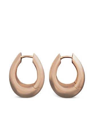 Ananya 18K rose gold Chakra hoop earrings - Pink