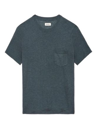 Zadig&Voltaire Jimmy t-shirt - men - Organic Cashmere - S - Grey