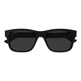 Gucci Sunglasses - male - Gucci - Sunglasses - Black - 55 MM - Accessories