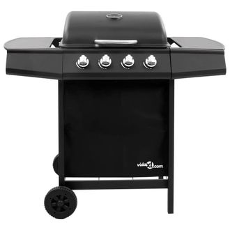 Berkfield Home Gas BBQ Grill with 4 Burners Black (FR/BE/IT/UK/NL only)