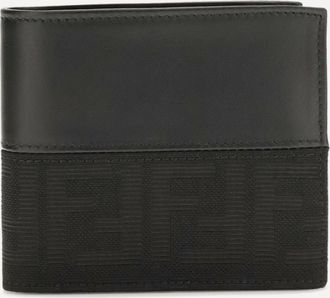 Fendi Portafogli bifold in jacquard FF Man UNI