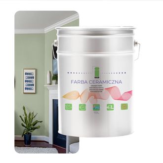 OEM Pintura Cer&aacute;mica Para Pared Lavable T&eacute; Verde 10l Resistente A Las Manchas