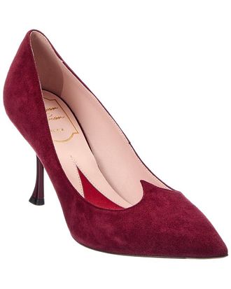 Roger Vivier 80 Suede Pump