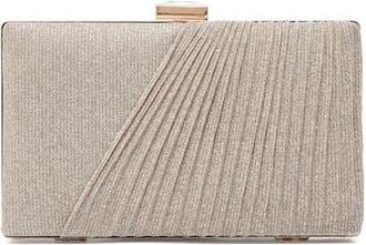 Lady Couture Suzie Glitter Clutch in Champagne at Nordstrom Rack