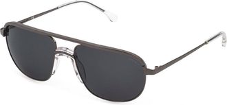 Lozza SL2392 568P Mens Sunglasses Grey Size 58
