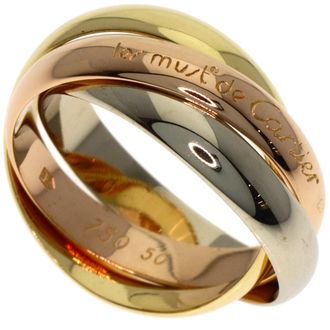 Cartier Yellow Gold (18K) Pink Gold (18K) White Gold (18K) Band Ring (Pre-Owned)