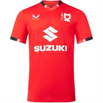Castore Milton Keynes Dons FC-uittenue voor heren (Vuurrood)