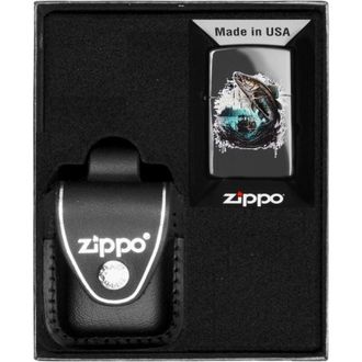 OEM Juego De Encendedores Zippo Con Dise&ntilde;o De Pez Y Tabla, Regalo N.&ordm; 3