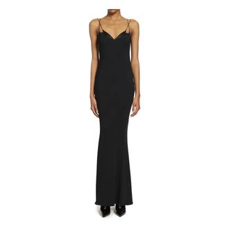 Tom Ford Cocktail Slip Dress With Double Straps - female - Tom Ford - Gowns - Black - 2XS - Dresses