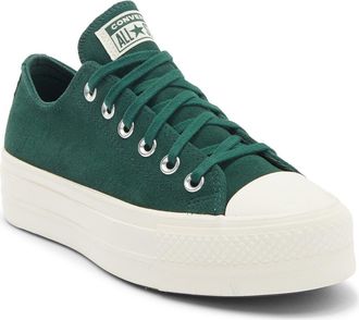 Converse Chuck Taylor All Star Lift Oxford Sneaker in Branch Out/Egret at Nordstrom Rack, Size 10.5