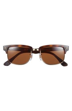 Ray-Ban 52mm Square Sunglasses in Dark Brown at Nordstrom Rack