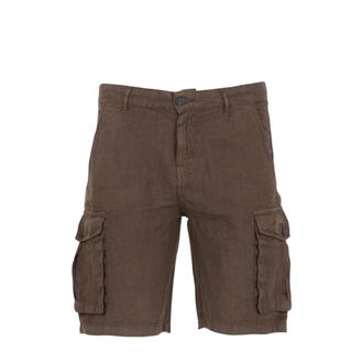 Roy Rogers Casual Shorts, male, Brown, Size: W31 Cargo Shorts