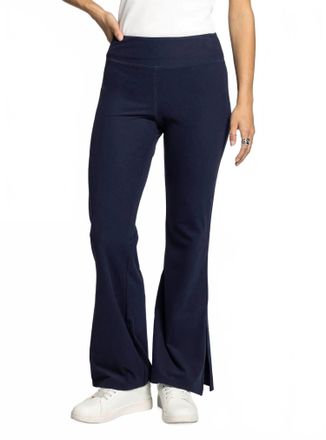 Thread & Supply Polina Flare Leg Pants In Navy