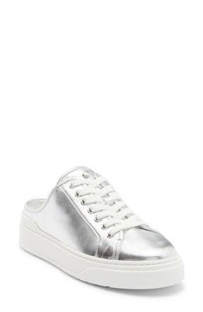 Stuart Weitzman Skater Mule Sneaker in Silver at Nordstrom Rack, Size 8.5
