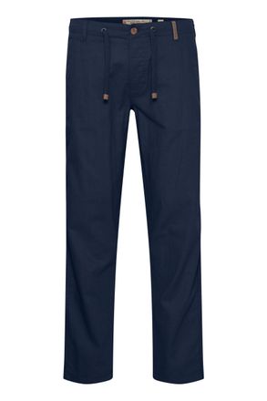 Indicode Ives Linen Trouser, Size:M, Colour:Night Sky (450)