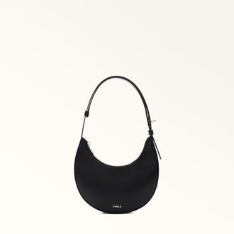 Furla Delizia Borsa Mini Nero Nero Pelle Di Vitello Morbida Donna