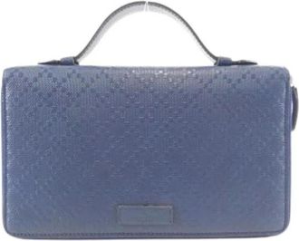 Gucci Pre-owned Mini Bags, female, Blue, Size: ONE SIZE Pre-owned Vintage Mini Bag