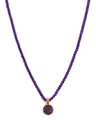 Jewelmak 14K Amethyst Necklace