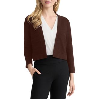 Jones New York Kissing Frog Shrug in Fudge at Nordstrom, Size X-Small