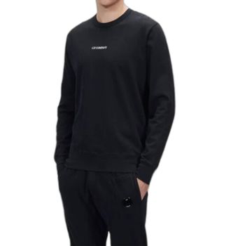 C.P. Company Crew Neck Sweatshirt In Black