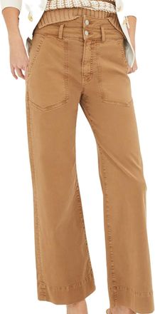 Veronica Beard Hilde Patch Pocket-Pocket Pant In Ochre