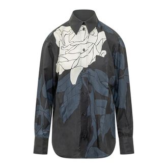 Victoria Beckham Shirts, female, Multicolor, Size: XS Pyjama Shirt