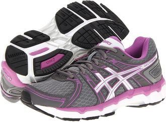 Asics GEL-Fortetm Womens Running Shoes Storm/Lightning/Purple : 13 D - Wide, Synthetic/Textile
