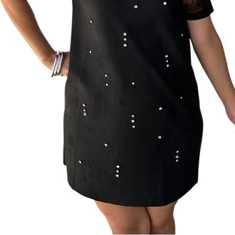 Entro Womens Diamonds In The Sky Mini Dress In Black