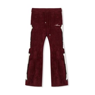 Amiri Bones Oversized Sweatpant - female - Amiri - Sweatpants - Red - M - Trousers