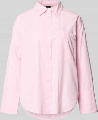 Gina Tricot Regular Fit Bluse mit Brusttasche in Rosa, Gr&ouml;&szlig;e XL