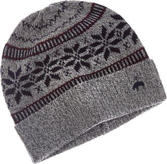 Brooks Brothers Snowflake Fairisle Wool & Cashmere-Blend Beanie