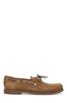Gianvito Rossi Vand&eacute;e Mocassin in Brown Suede Leather at Nordstrom, Size 45