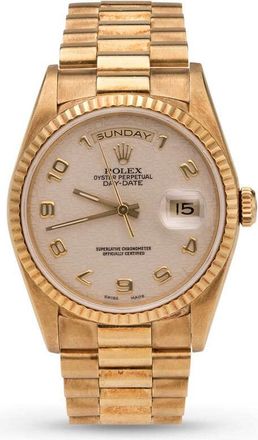 Rolex Pre-owned Rolex Day-Date Automatic Chronometer Unisex Watch 18238