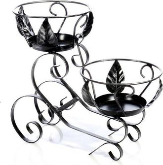 Scab Scab - portavaso ferro battuto scala 2 posti d. 21