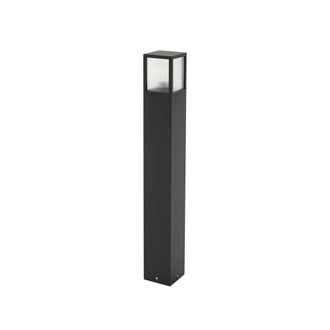 Lucande L&aacute;mpara para exterior de aluminio negro