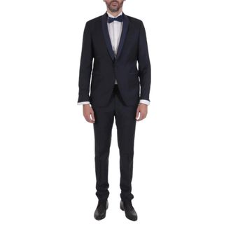 Karl Lagerfeld Heren, Pakken, Blauw, Maat: 2XL