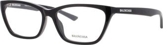 Balenciaga Demo Cat Eye Ladies Eyeglasses BB0406O 001 59