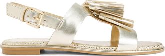 Kurt Geiger Womens Leather Rita Sandals - Gold - Size UK 3