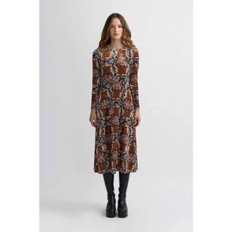 Manoush Kleedjes, Dames, Veelkleurig, S, Polyester, Vestido Velours