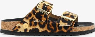 Birkenstock Sandali Arizona in cavallino con stampa animalier - BIRKENSTOCK - gender_Woman