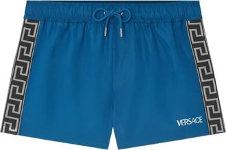Versace Zwembroek met trekkoord - Blauw