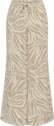 Soaked In Luxury Wijde broek - Dames - Wijde Broeken - Veelkleurig - L - Broeken