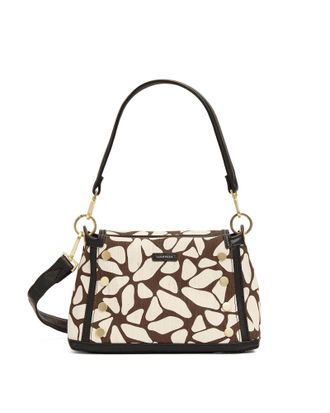 Hammitt Hammitt Bryant Giraffe Brushed Gold Red Zip Med